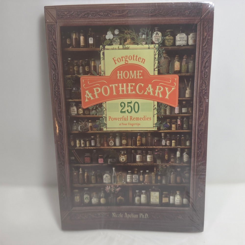 Forgotten Home Apothecary Nicole Apelian 250 Powerful Remedies Book NEW Sealed
